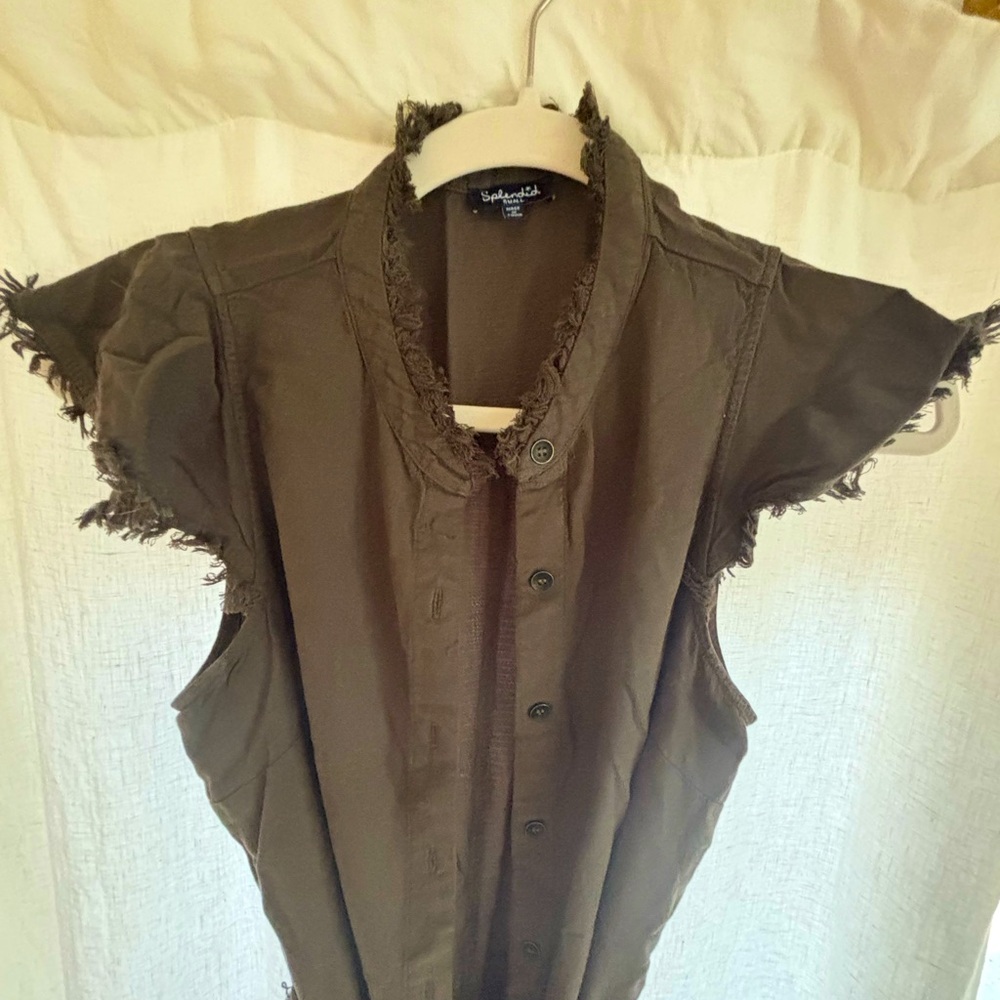 Splendid olive green jumpsuit